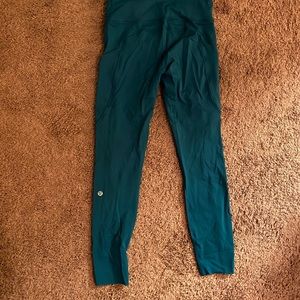 Lululemon Blue Fast & Free Leggings - Size 6